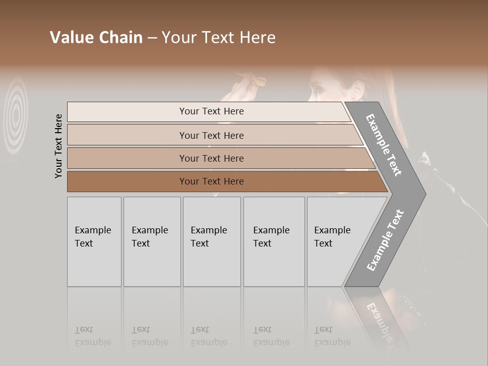 Dart Circle Luck PowerPoint Template