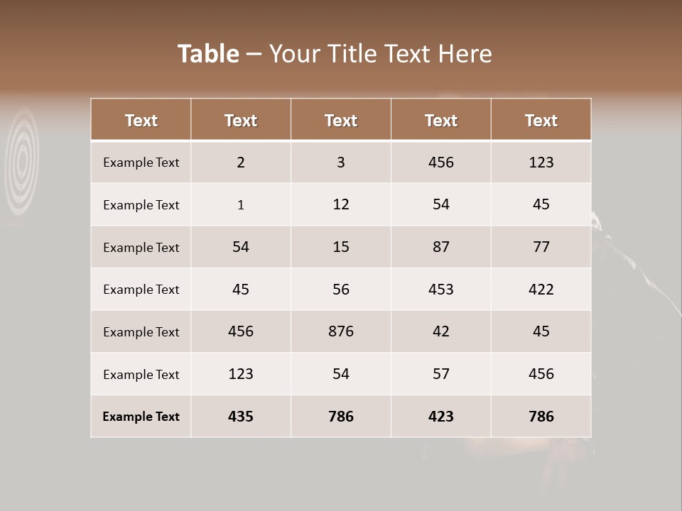 Dart Circle Luck PowerPoint Template