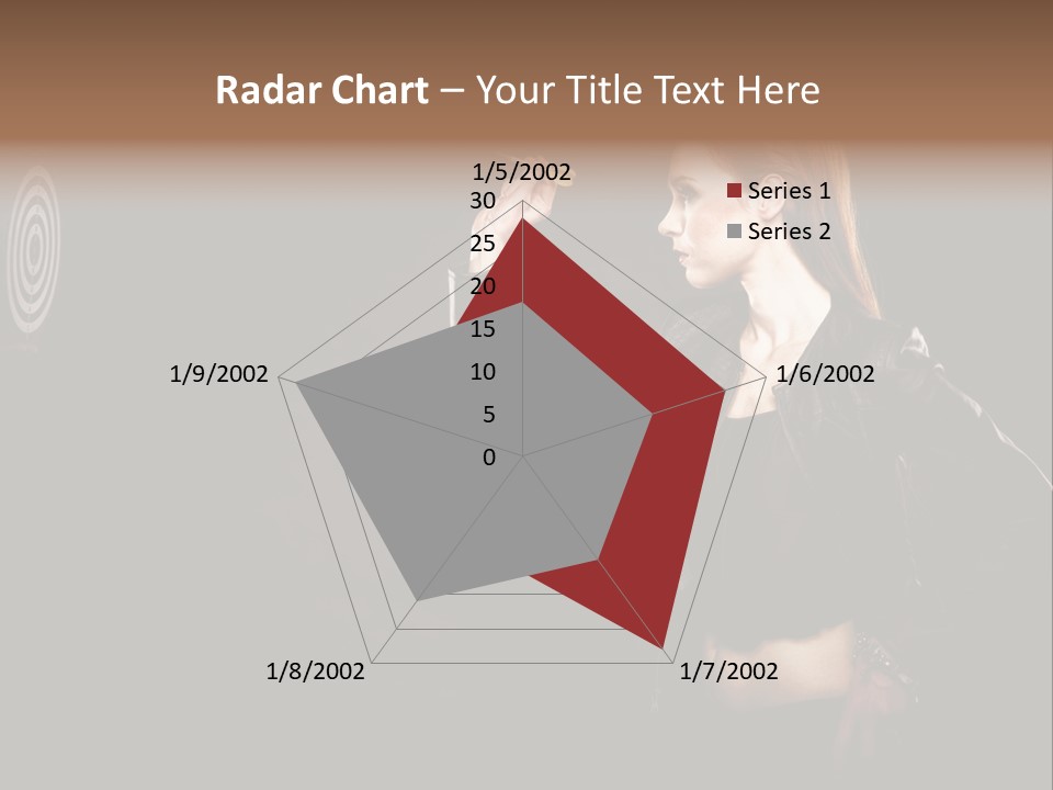 Dart Circle Luck PowerPoint Template