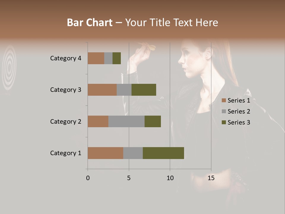 Dart Circle Luck PowerPoint Template