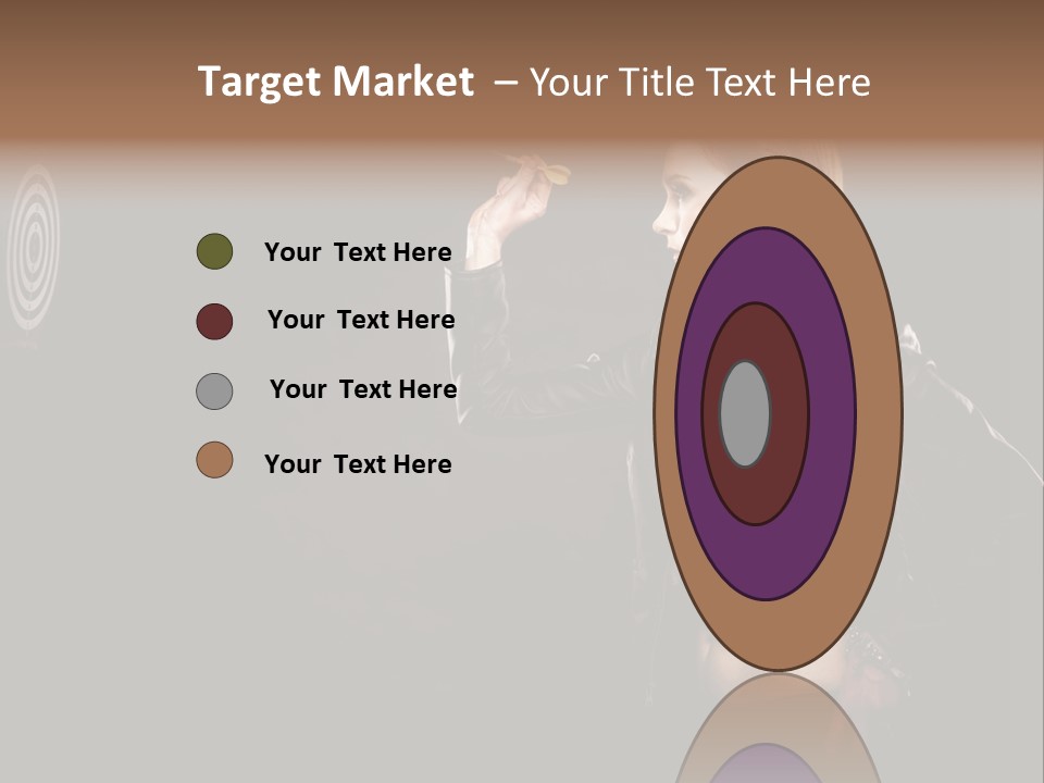 Dart Circle Luck PowerPoint Template