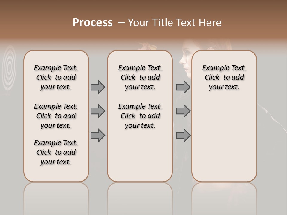 Dart Circle Luck PowerPoint Template