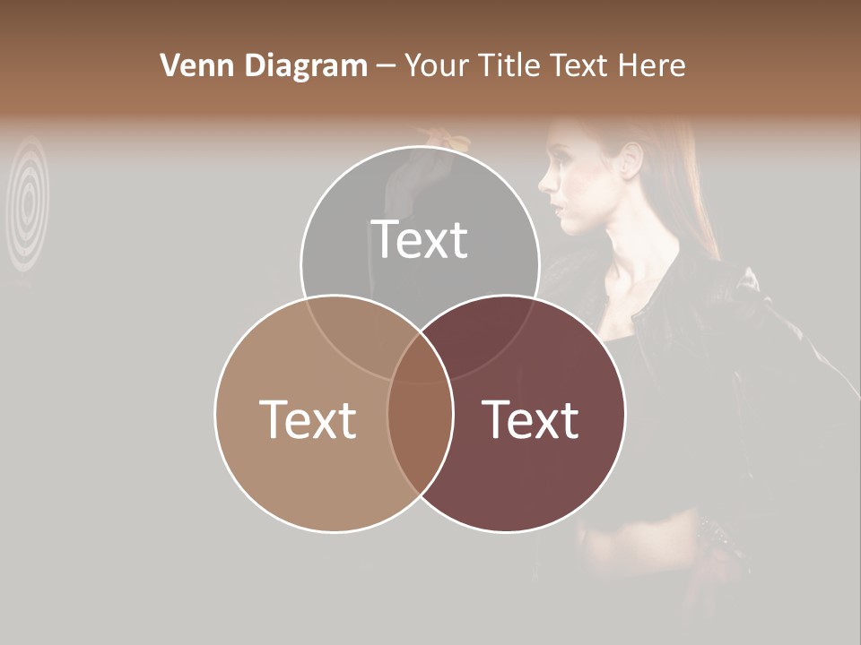 Dart Circle Luck PowerPoint Template