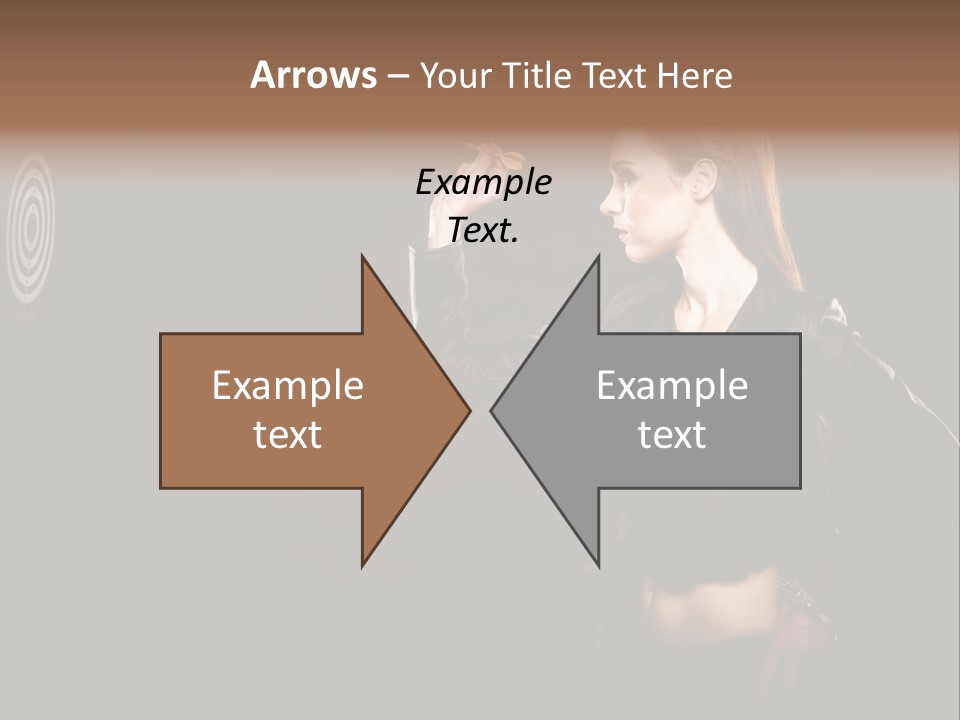 Dart Circle Luck PowerPoint Template