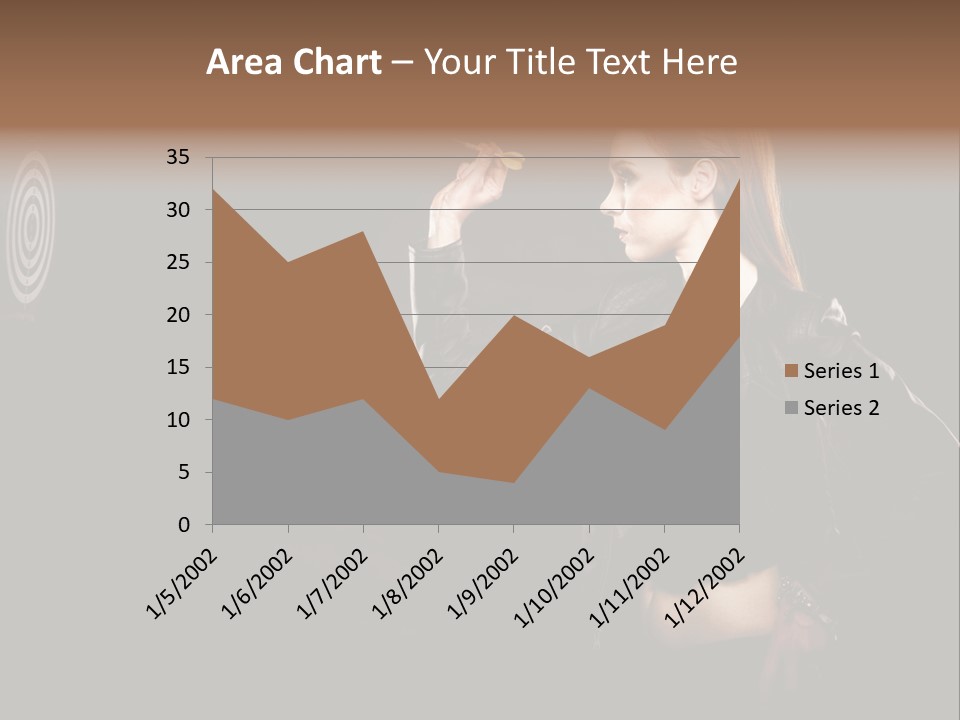 Dart Circle Luck PowerPoint Template