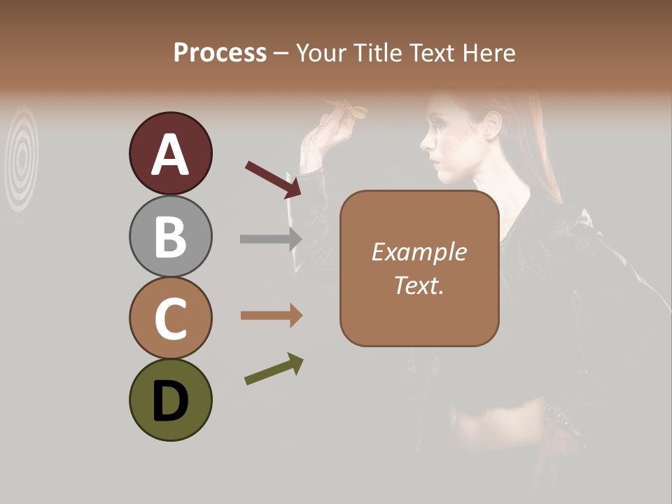 Dart Circle Luck PowerPoint Template