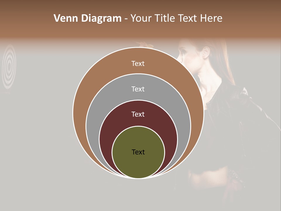 Dart Circle Luck PowerPoint Template