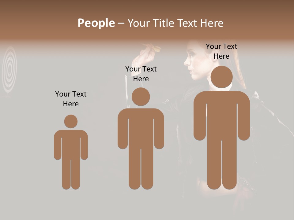 Dart Circle Luck PowerPoint Template