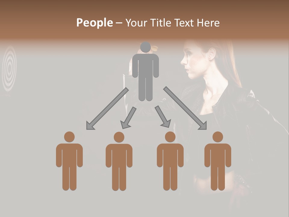 Dart Circle Luck PowerPoint Template