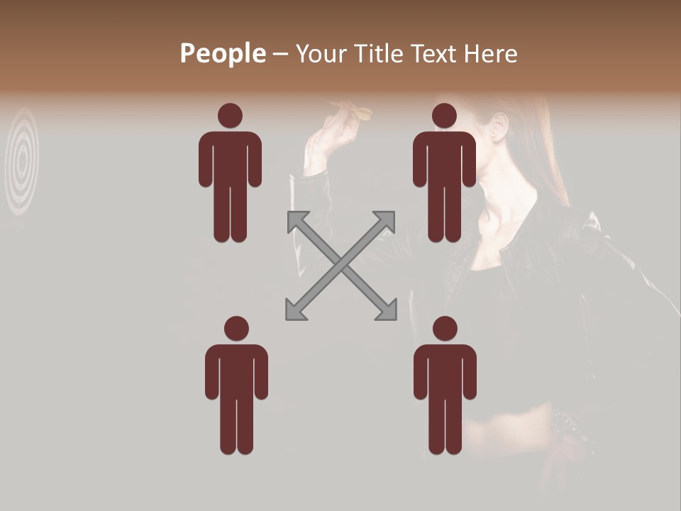 Dart Circle Luck PowerPoint Template