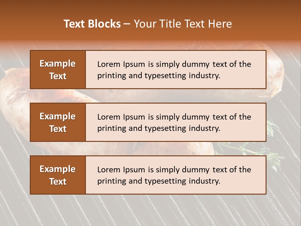Favorite Burn Picnic PowerPoint Template