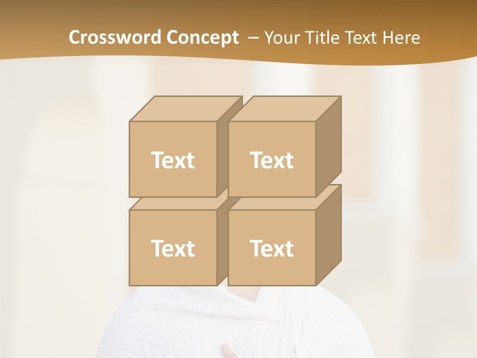 Religion Face Portrait PowerPoint Template