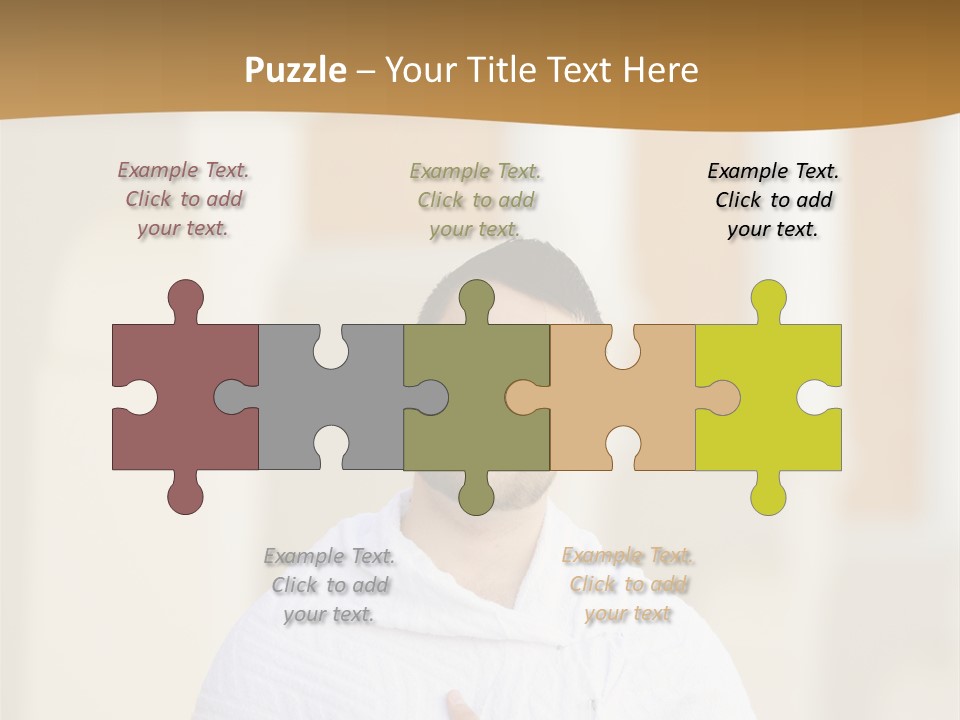 Religion Face Portrait PowerPoint Template