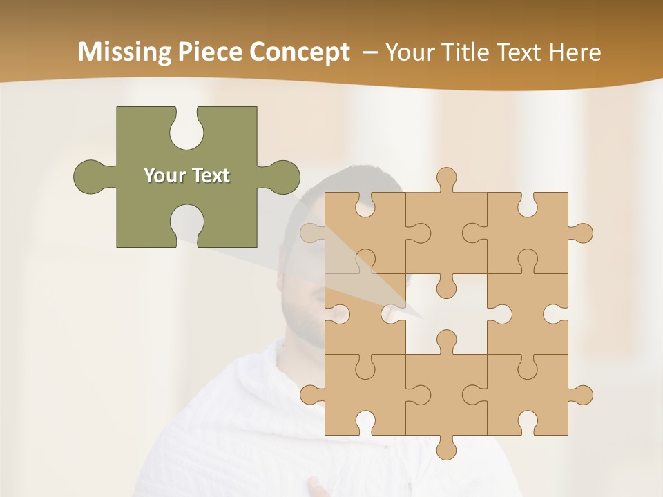 Religion Face Portrait PowerPoint Template