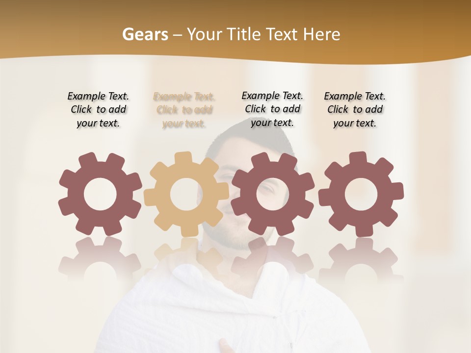 Religion Face Portrait PowerPoint Template