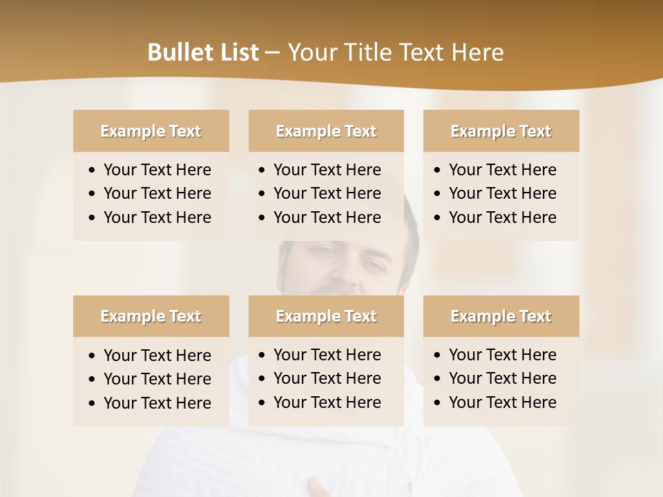 Religion Face Portrait PowerPoint Template