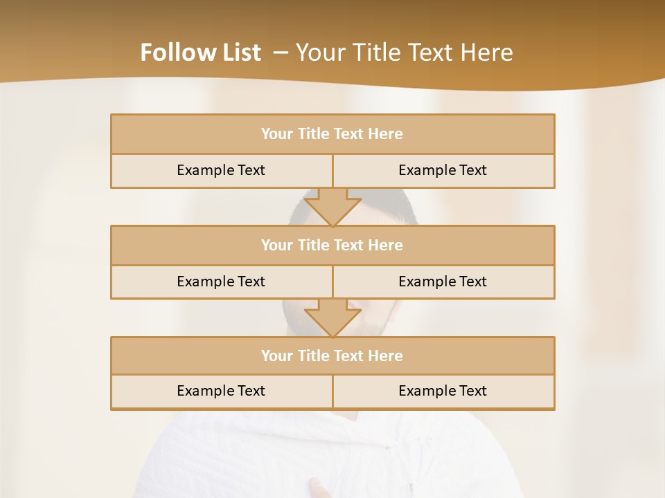 Religion Face Portrait PowerPoint Template