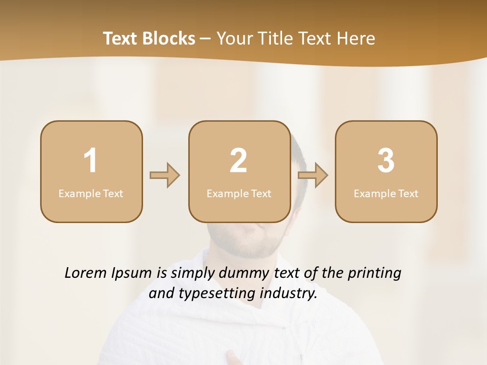 Religion Face Portrait PowerPoint Template