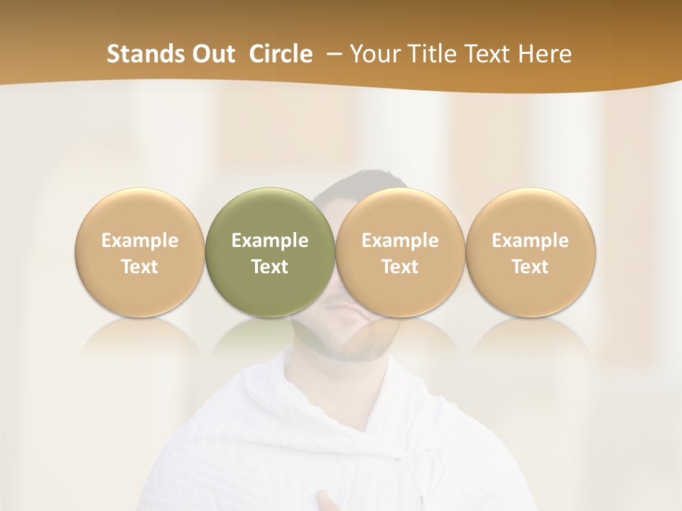 Religion Face Portrait PowerPoint Template