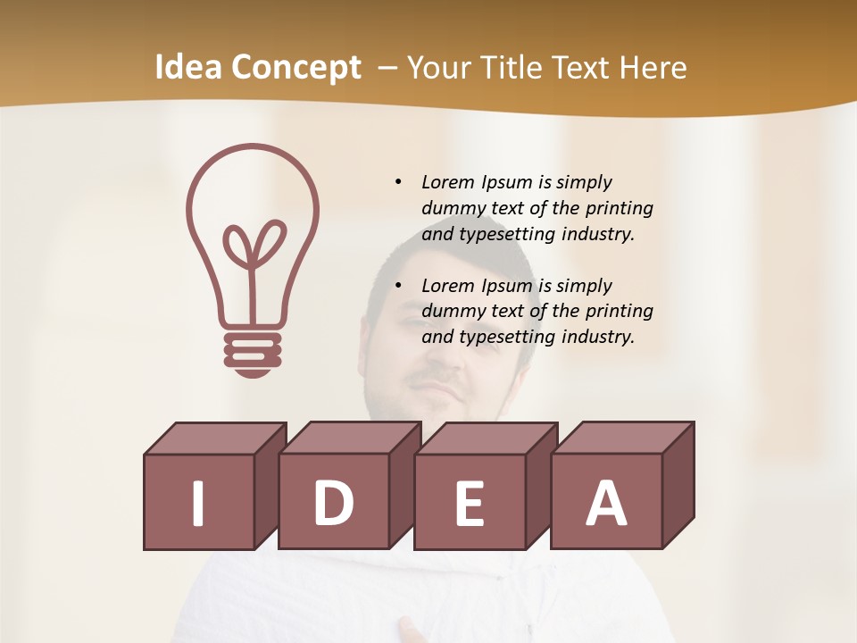 Religion Face Portrait PowerPoint Template