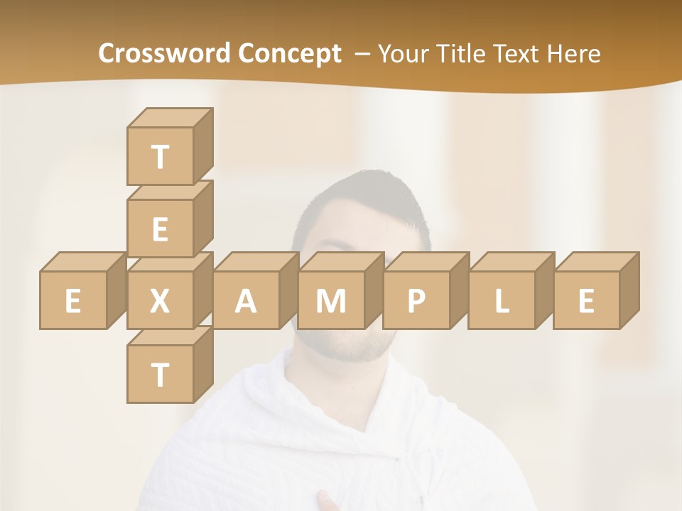 Religion Face Portrait PowerPoint Template