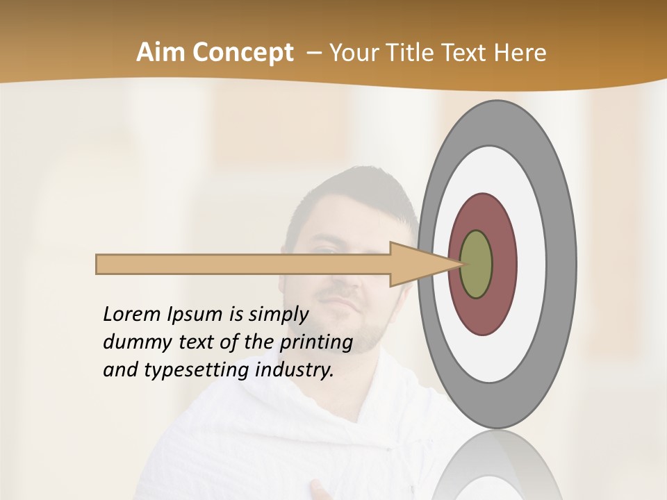 Religion Face Portrait PowerPoint Template