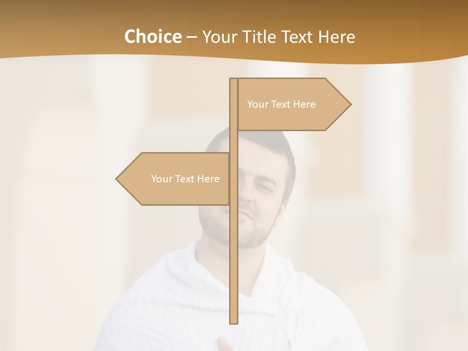 Religion Face Portrait PowerPoint Template