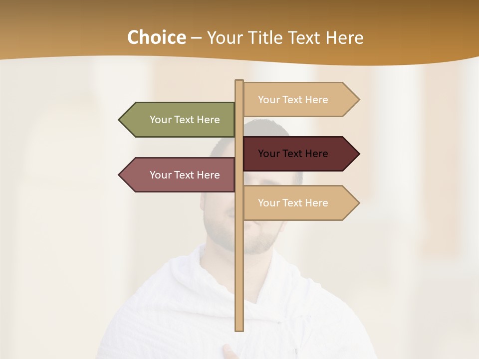 Religion Face Portrait PowerPoint Template