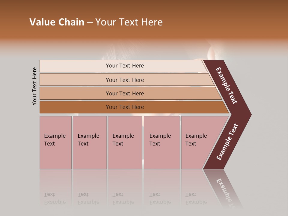 Rough Caucasian Eyes PowerPoint Template