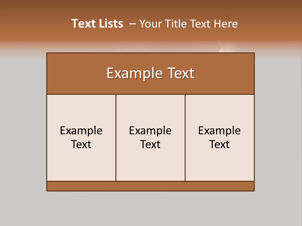 Rough Caucasian Eyes PowerPoint Template