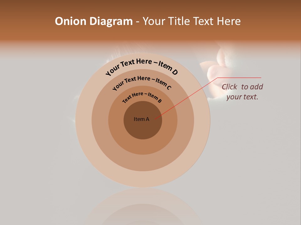 Rough Caucasian Eyes PowerPoint Template