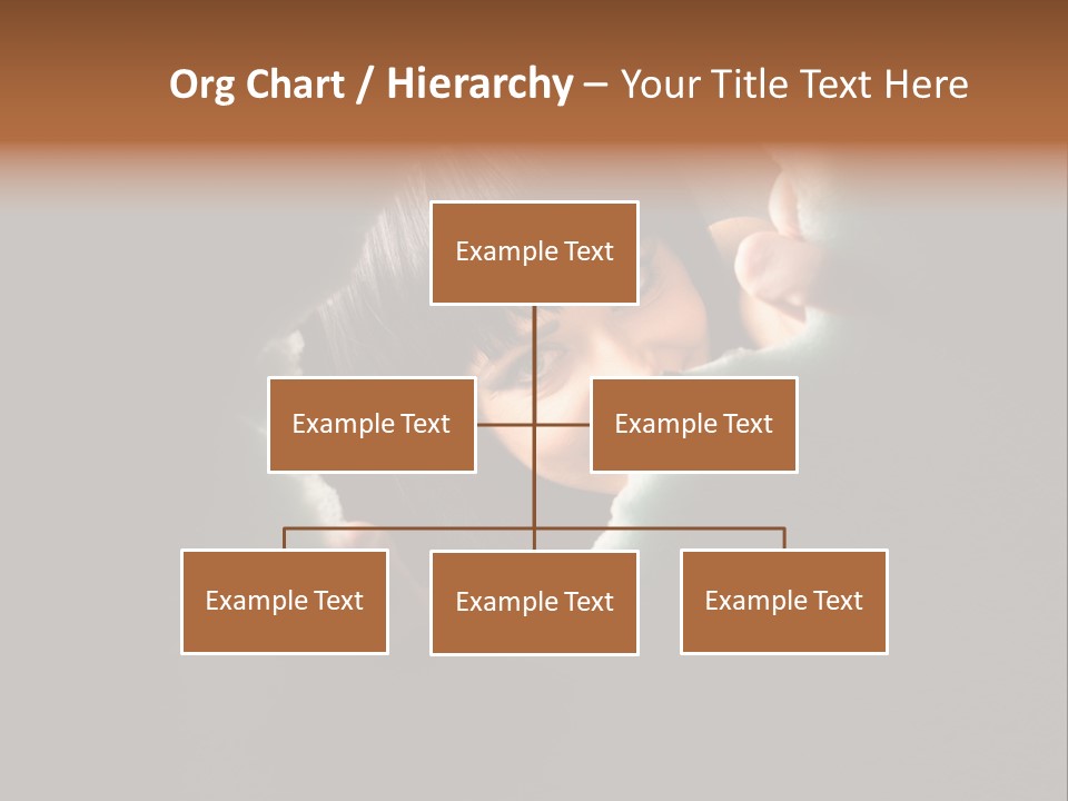 Rough Caucasian Eyes PowerPoint Template