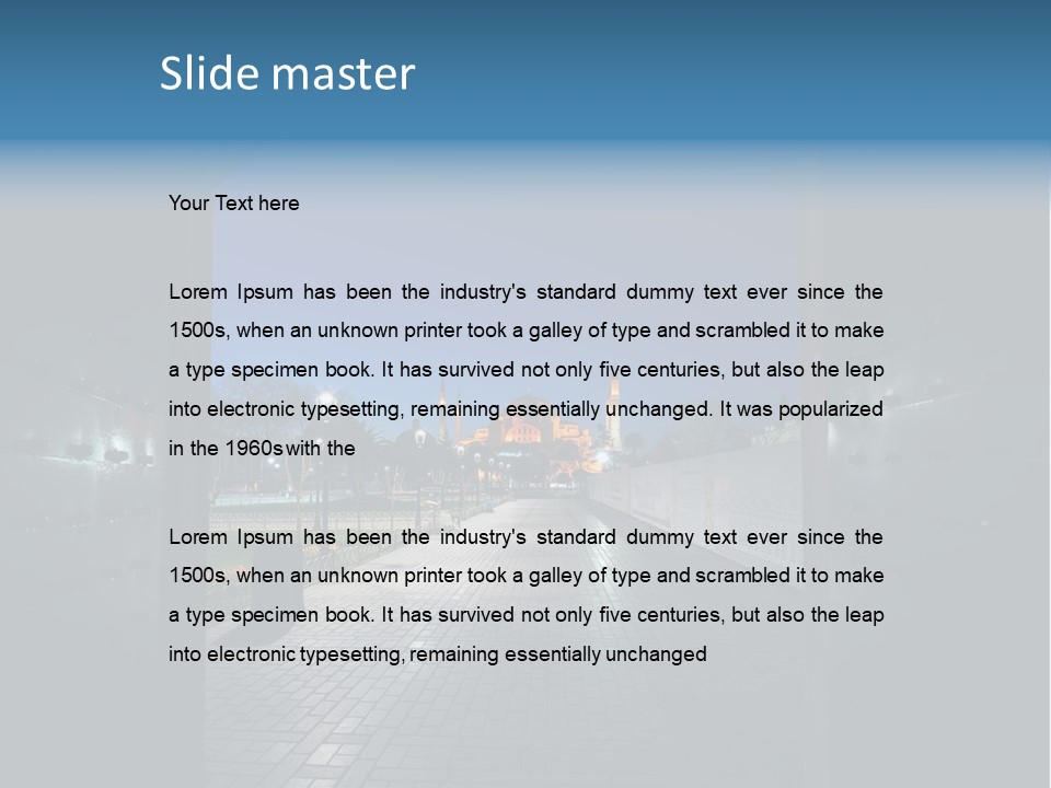 Outdoors Ramadan Ayasofya PowerPoint Template