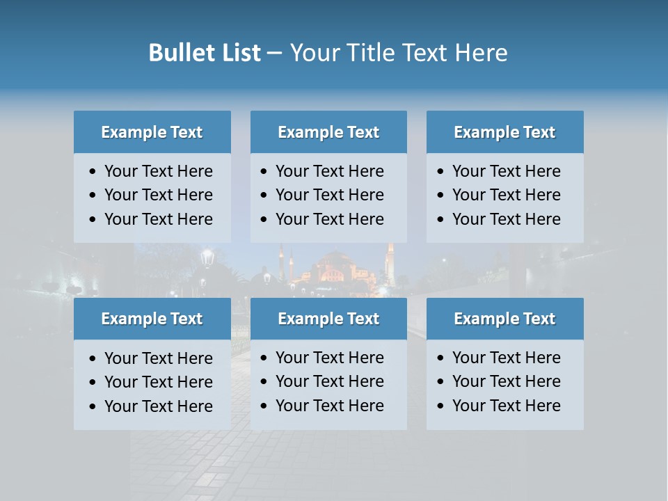 Outdoors Ramadan Ayasofya PowerPoint Template