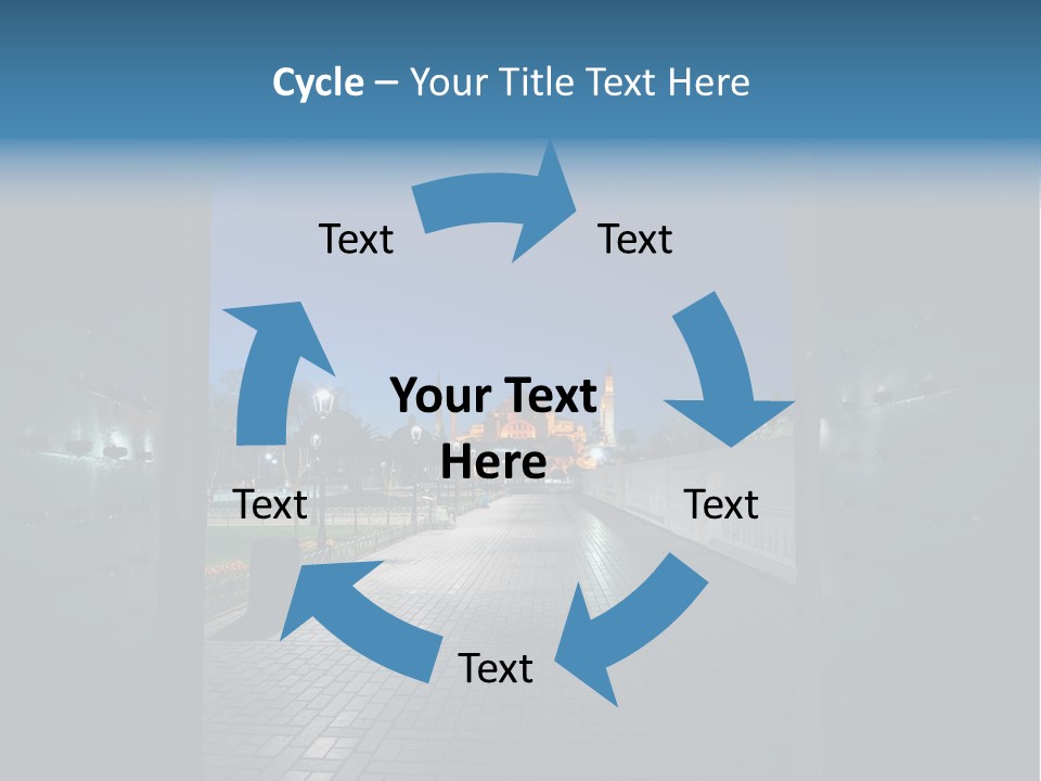 Outdoors Ramadan Ayasofya PowerPoint Template