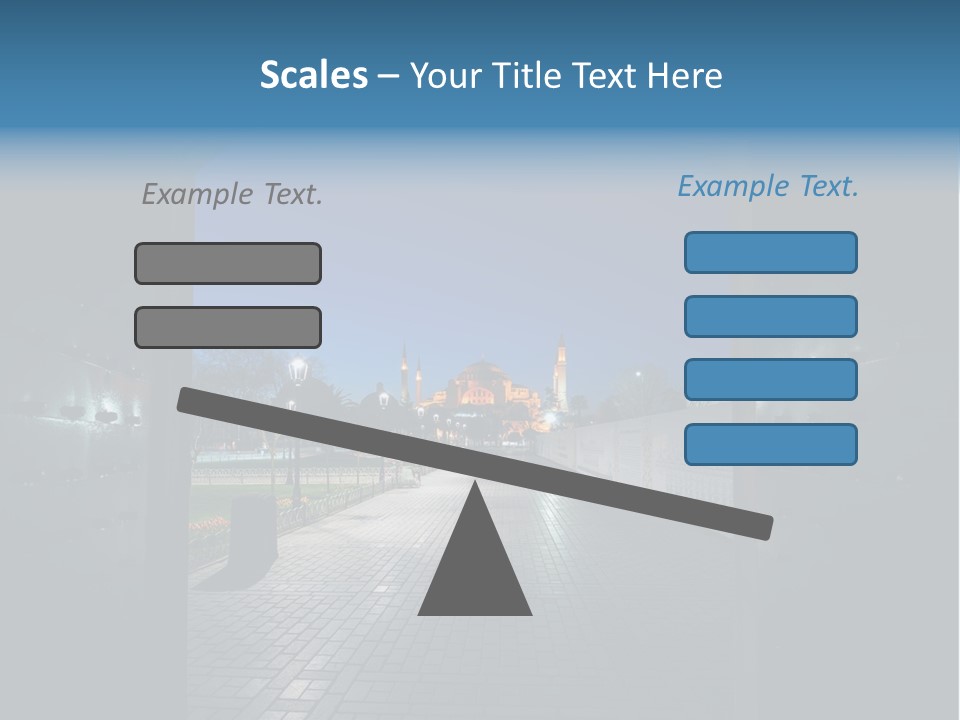 Outdoors Ramadan Ayasofya PowerPoint Template