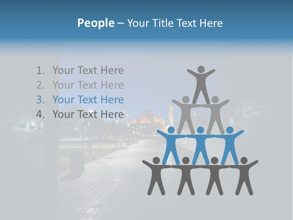 Outdoors Ramadan Ayasofya PowerPoint Template