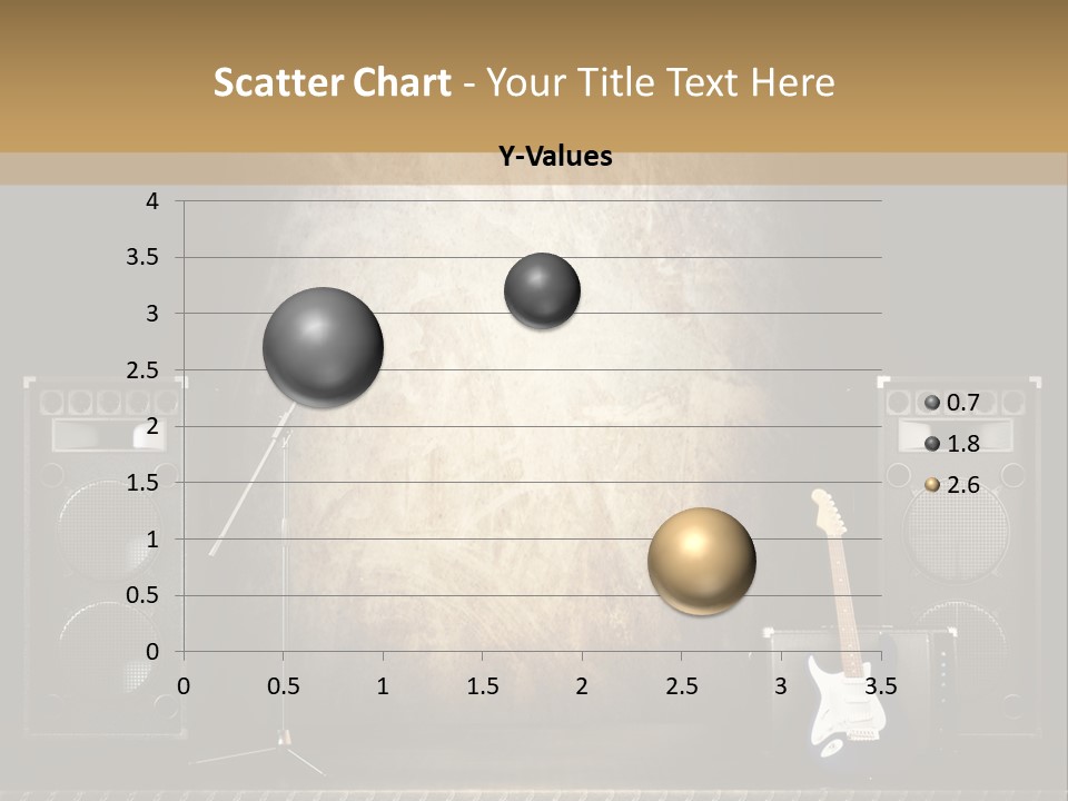 Spot Light Musician Instrumental PowerPoint Template