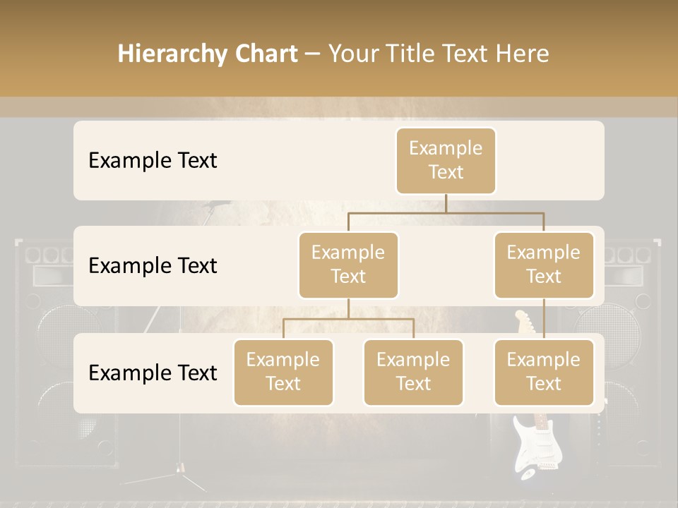 Spot Light Musician Instrumental PowerPoint Template