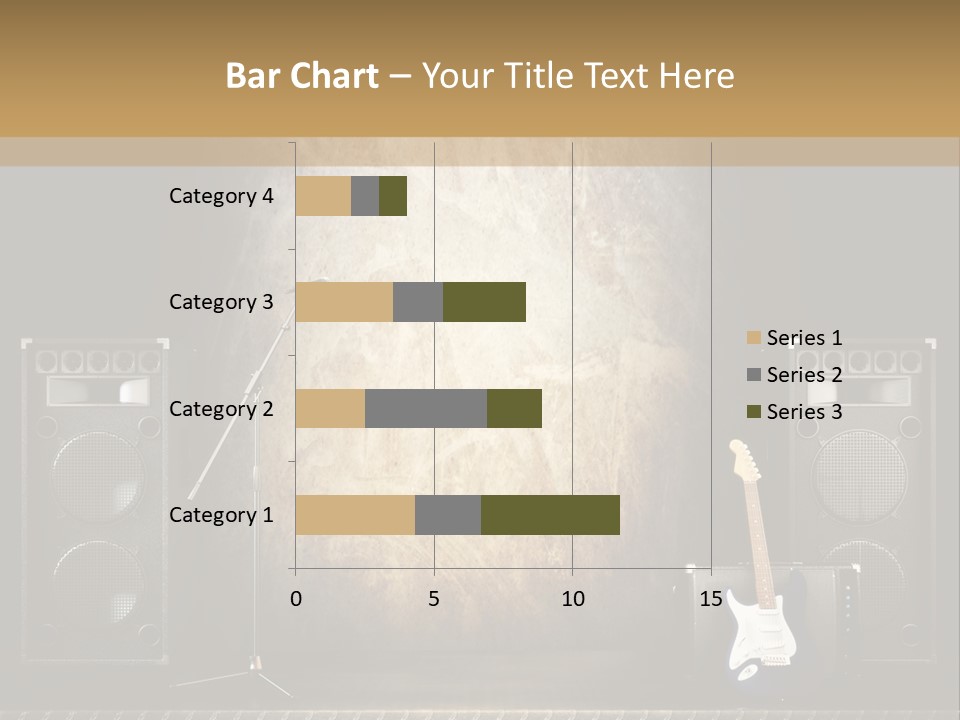 Spot Light Musician Instrumental PowerPoint Template