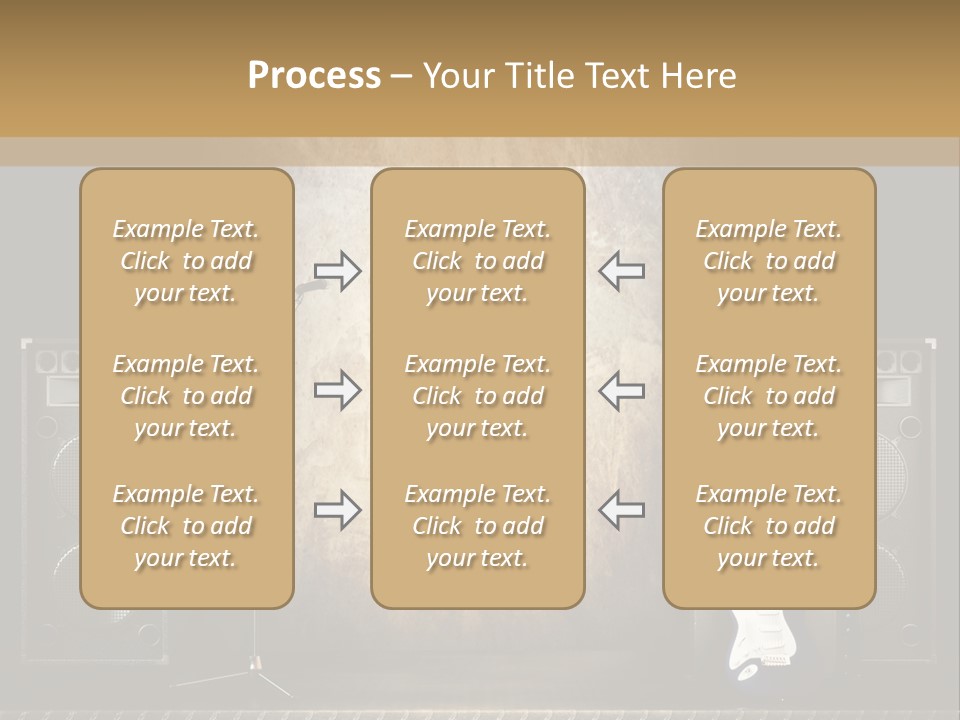 Spot Light Musician Instrumental PowerPoint Template