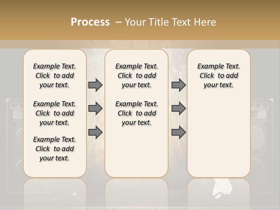 Spot Light Musician Instrumental PowerPoint Template