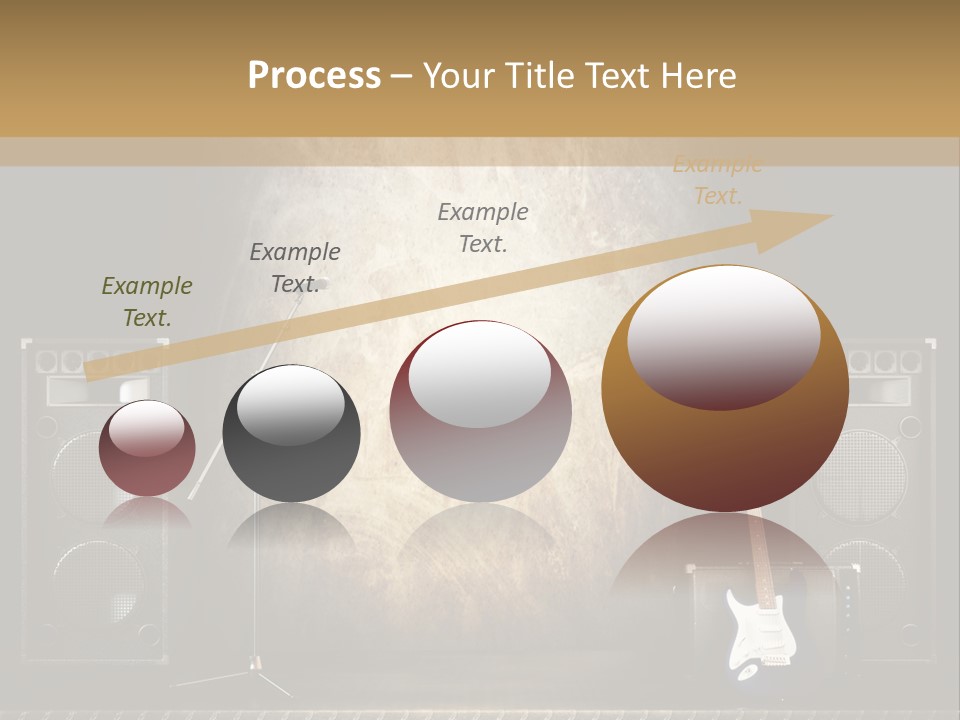 Spot Light Musician Instrumental PowerPoint Template