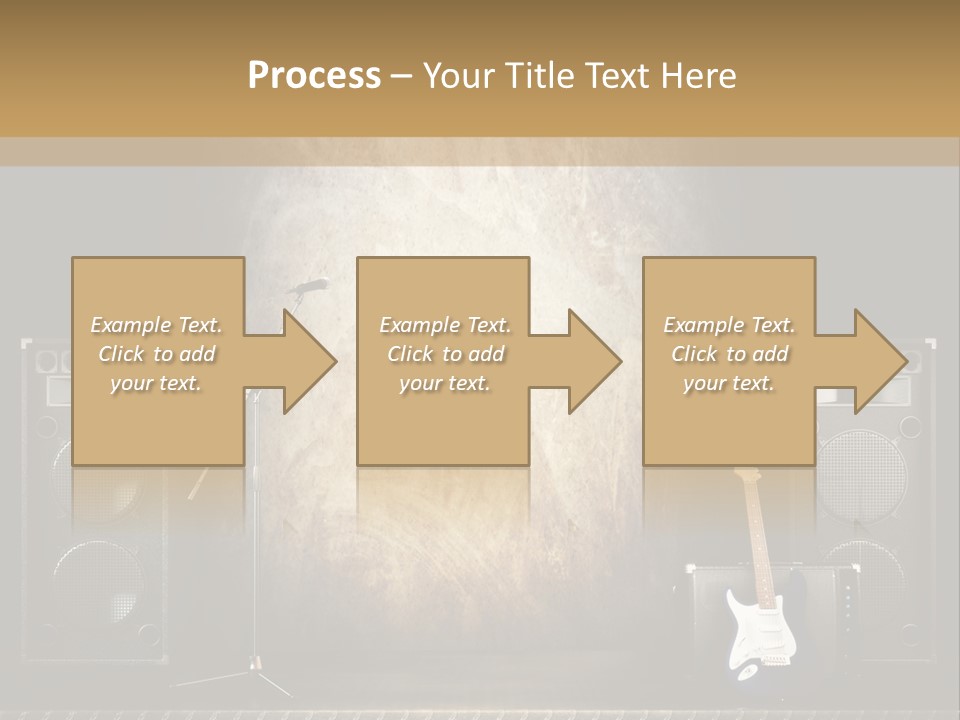 Spot Light Musician Instrumental PowerPoint Template