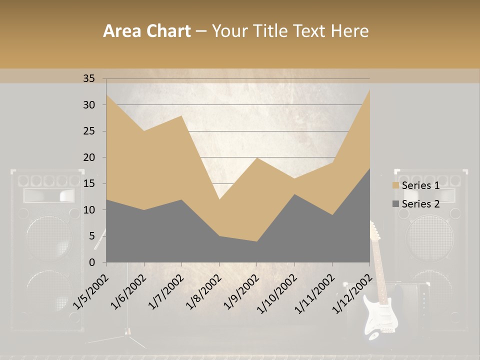 Spot Light Musician Instrumental PowerPoint Template