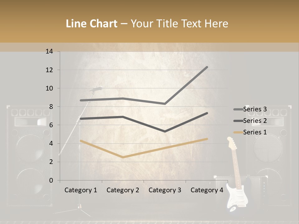 Spot Light Musician Instrumental PowerPoint Template