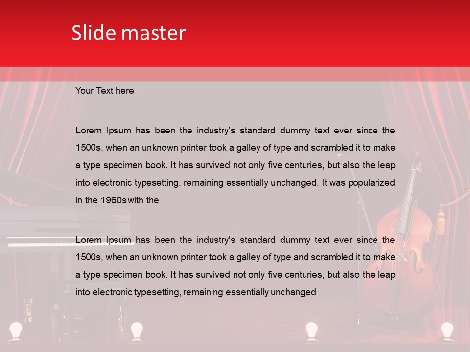 Production Culture Instruments PowerPoint Template