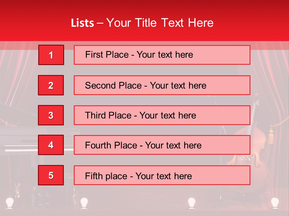 Production Culture Instruments PowerPoint Template