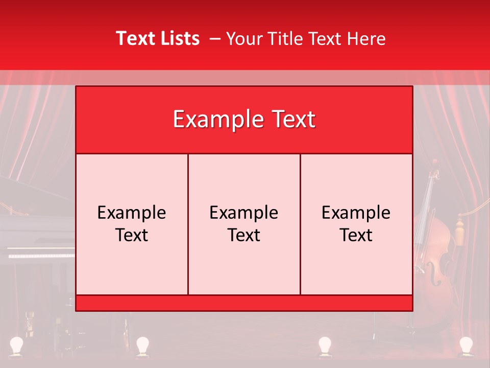 Production Culture Instruments PowerPoint Template