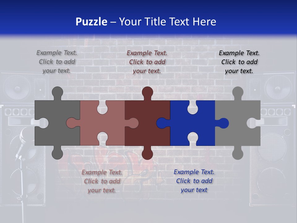 Concert Techno Advertisement PowerPoint Template